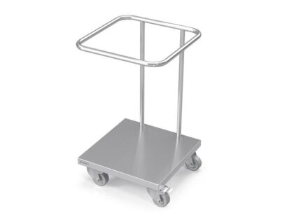 Søppelstativ uten lokk