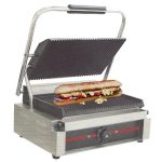 Pressgrill medium Rillet støpejern
