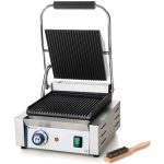 Pressgrill, enkel Rillet topp og bunn