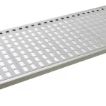 Aluminiumshylle, 4 pk. 60,3 x 30 cm