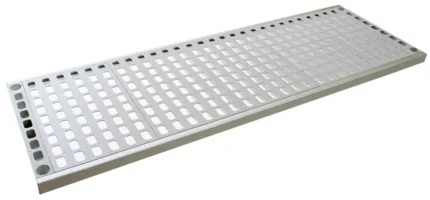 Aluminiumshylle, 4 pk. 60,3 x 30 cm
