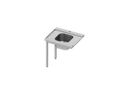 Forvaskebenk, venstre BxDxH: 80x67x87cm