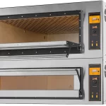 Herteovn/Bakeovn/Pizzaovn Kapasitet: 2 stk bakebrett 60x40cm.
