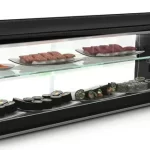 Kjølekabinett Slim Sushi-kjøler 178x24x40cm