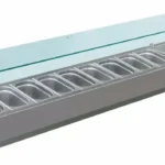 Garnityrkjøler med glassoverbygg 200 cm 1/3GN x9 Varenr:100020178