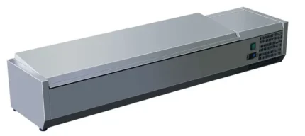 Garnityrkjøler med rustfritt lokk 150 cm 1/3GN x5 + GN1/2 x1 Varenr:100020181