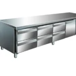Grillkjølebenk, 6 skuffer og 1 dør 223x70x65 cm Varenr:100022494