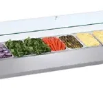 Garnityrkjøler med glassoverbygg 200 cm 1/3 GN Varenr:90017029