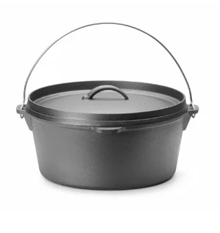 Støpejernsgryte 9 liter, inkl lokk Varenr:629376