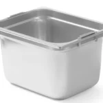 Rustfri kantine 1/2 GN 100 mm, med håndtak Varenr:803257