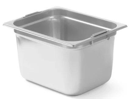 Rustfri kantine 1/2 GN 200 mm, med håndtak Varenr:803400