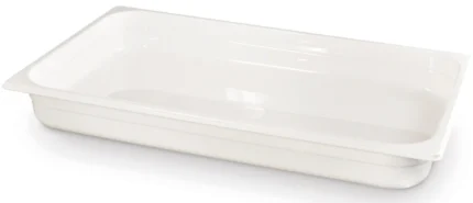 Polykarbonat kantine 1/1 GN, hvit 65 mm Varenr:862285